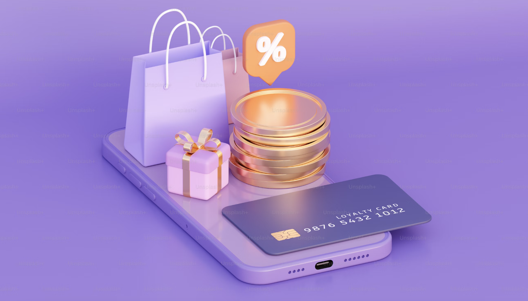 Assorted Party City supplies and Big Lots items with digital coupon codes displayed on smartphone