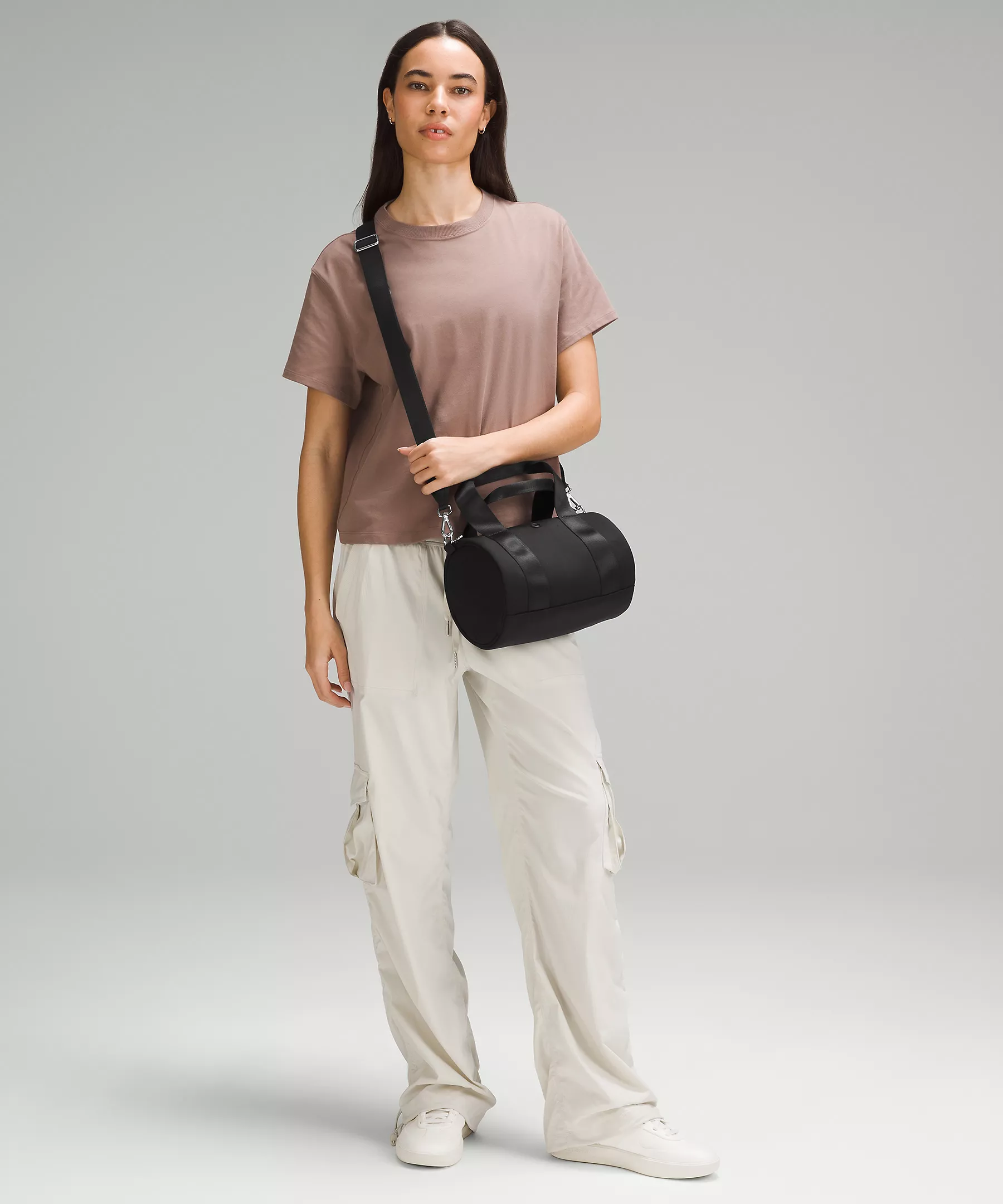 Knit Nylon Mini Barrel Duffle Bag 5L