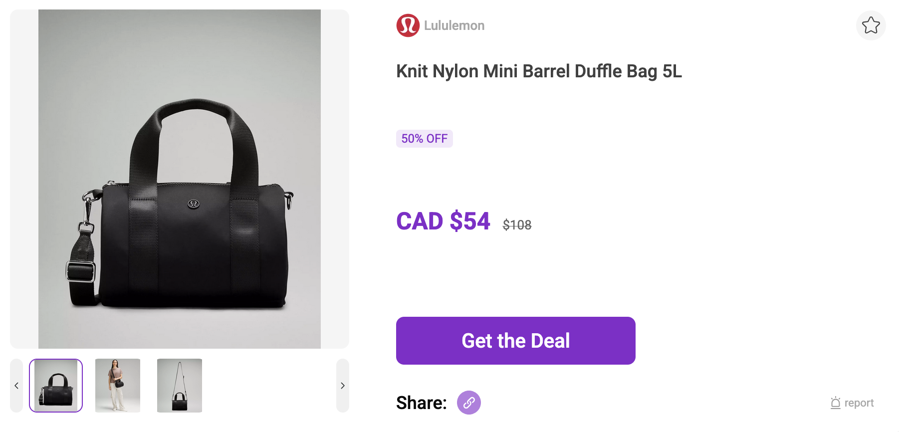 duffle bag whatsdeal link