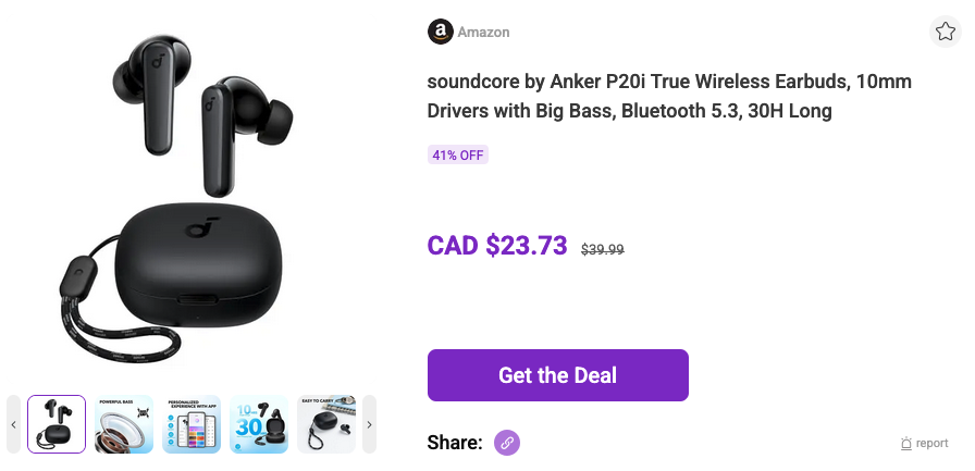 whatsdeal soundcore p20i